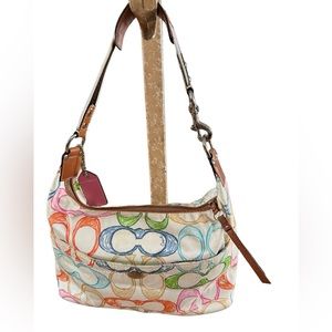 Beautiful pastel colored Coach handbag